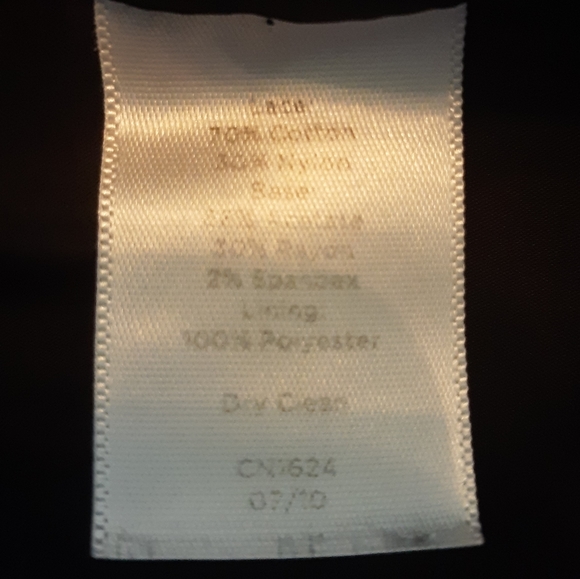 Talbots black beaded lace pencil skirt 4P *O - Picture 5 of 6